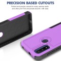 For Motorola Moto G Play 2023 / G Pure 2 in 1 PC + TPU Phone Case(Purple)