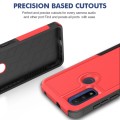 For Motorola Moto G Play 2023 / G Pure 2 in 1 PC + TPU Phone Case(Red)