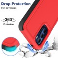 For Motorola Moto G Stylus 4G 2022 2 in 1 PC + TPU Phone Case(Red)