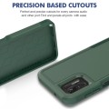 For Motorola Moto G Stylus 5G 2021 2 in 1 PC + TPU Phone Case(Dark Green)