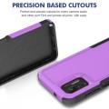 For Motorola Moto G Stylus 5G 2021 2 in 1 PC + TPU Phone Case(Purple)