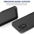 For Motorola Moto G Stylus 5G 2021 2 in 1 PC + TPU Phone Case(Black)