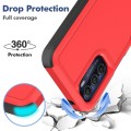 For Motorola Moto G Stylus 5G 2022 2 in 1 PC + TPU Phone Case(Red)