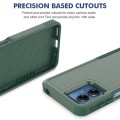 For Motorola Moto G14 2 in 1 PC + TPU Phone Case(Dark Green)