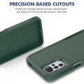 For Motorola Moto G22 / E32 2 in 1 PC + TPU Phone Case(Dark Green)