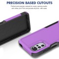 For Motorola Moto G22 / E32 2 in 1 PC + TPU Phone Case(Purple)