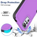 For Motorola Moto G22 / E32 2 in 1 PC + TPU Phone Case(Purple)