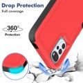 For Motorola Moto G22 / E32 2 in 1 PC + TPU Phone Case(Red)