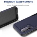 For Motorola Moto G31 / G41 2 in 1 PC + TPU Phone Case(Dark Blue)