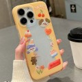 For iPhone 15 Pro Double Sided IMD Full Coverage TPU Phone Case(Side Cake Puppy)