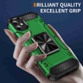 For iPhone 11 Shockproof Metal Holder Phone Case(Green)