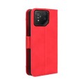 For ASUS ROG Phone 8 Skin Feel Calf Texture Card Slots Leather Phone Case(Red)