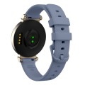 For Garmin Lily 2 Silicone Watch Band Wristband(Blue Grey)