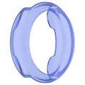 For Garmin Lily 2 Half Pack Hollow TPU Watch Protective Case(Transparent Blue)