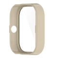 For CMF Watch Pro D395 PC + Tempered Film Integrated Watch Protective Case(Ivory White)