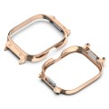 For CMF Watch Pro D395 20mm Metal Frame Watch Protective Case(Rose Gold)