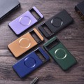 For Google Pixel 8 Pro CD Magsafe Magnetic Litchi Texture Phone Case(Purple)