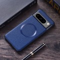 For Google Pixel 8 Pro CD Magsafe Magnetic Litchi Texture Phone Case(Blue)