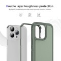 For iPhone 15 Pro Max Guard Life Waterproof Frosted Phone Case(Green)