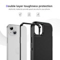 For iPhone 15 Plus Guard Life Waterproof Frosted Phone Case(Black)