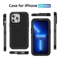 For iPhone 13 Pro Max Guard Life Waterproof Frosted Phone Case(Black)