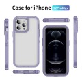 For iPhone 12 Pro Max Guard Life Waterproof Frosted Phone Case(Light Purple)