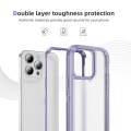 For iPhone 12 Pro Max Guard Life Waterproof Frosted Phone Case(Light Purple)