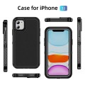 For iPhone 11 Guard Life Waterproof Frosted Phone Case(Black)