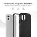 For iPhone 11 Guard Life Waterproof Frosted Phone Case(Black)