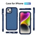 For iPhone 14 Plus Guard Life Waterproof Frosted Phone Case(Royal Blue)