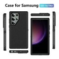 For Samsung Galaxy S23 Ultra 5G Guard Life Waterproof Frosted Phone Case(Black)