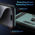 For Google Pixel 6a Shockproof Metal Ring Holder Phone Case(Green)