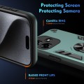 For Infinix Hot 30 Shockproof Metal Ring Holder Phone Case(Green)