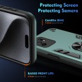 For OPPO F19 Pro+ Shockproof Metal Ring Holder Phone Case(Green)