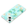For iPhone 15 Plus Colorful Painting Pattern TPU Phone Case(Butterflies)