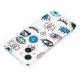 For iPhone 15 Plus Colorful Painting Pattern TPU Phone Case(Eye Monster)