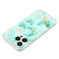 For iPhone 14 Pro Colorful Painting Pattern TPU Phone Case(Butterflies)