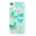 For iPhone SE 2022 / 2020 / 8 / 7 Colorful Painting Pattern TPU Phone Case(Butterflies)
