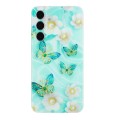 For Samsung Galaxy A15 4G / 5G Colorful Painting Pattern TPU Phone Case(Butterflies)