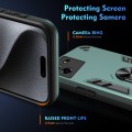 For Tecno Pova 5 Shockproof Metal Ring Holder Phone Case(Green)