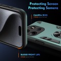 For Tecno Spark Go 2023 Shockproof Metal Ring Holder Phone Case(Green)