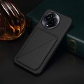 For Realme 11 5G Global / 11x / Narzo 60x D04 Calf Texture Dual Card Slot Holder Phone Case(Black)