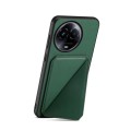 For Realme 11 5G Global / 11x / Narzo 60x D04 Calf Texture Dual Card Slot Holder Phone Case(Green)
