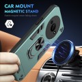 For Xiaomi Redmi A3 Shockproof Metal Ring Holder Phone Case(Green)