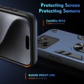 For Xiaomi 13T Shockproof Metal Ring Holder Phone Case(Blue)