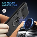 For Xiaomi Poco X4 Pro 5G Shockproof Metal Ring Holder Phone Case(Black)