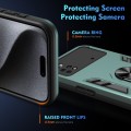 For Xiaomi Poco X4 Pro 5G Shockproof Metal Ring Holder Phone Case(Green)