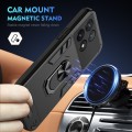 For Xiaomi Poco X6 Pro 5G Shockproof Metal Ring Holder Phone Case(Black)