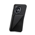 For OnePlus Ace 3 D04 Calf Texture Dual Card Slot Holder Phone Case(Black)