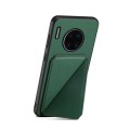 For Huawei Mate 30 Pro D04 Calf Texture Dual Card Slot Holder Phone Case(Green)